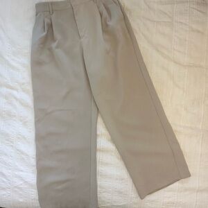 Women’s gap easy wide leg trousers in Light Beige